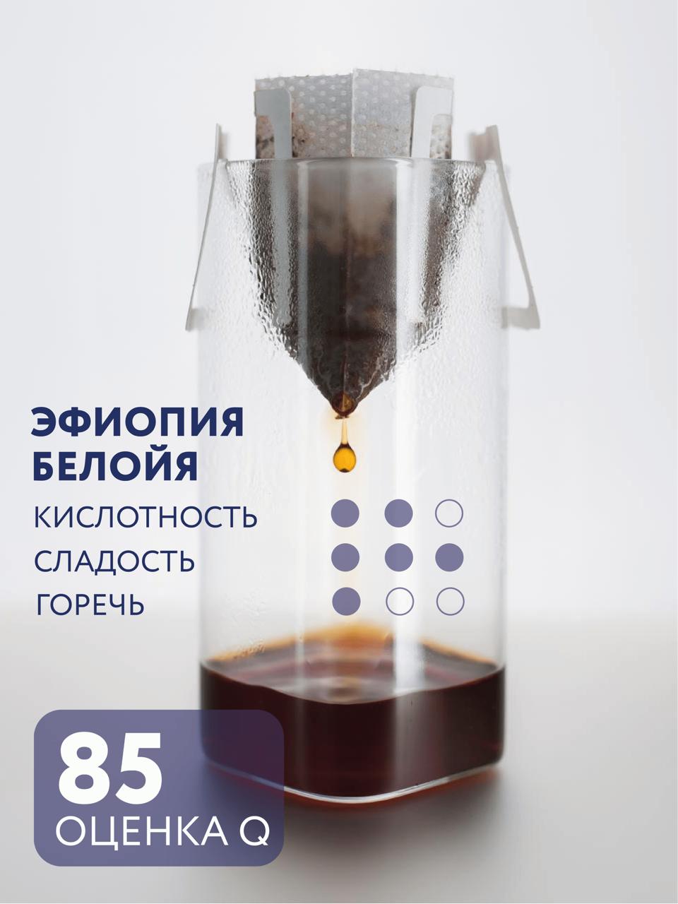 Дрип-кофе Эфиопия Белойя. 100% Арабика COFFEFEST