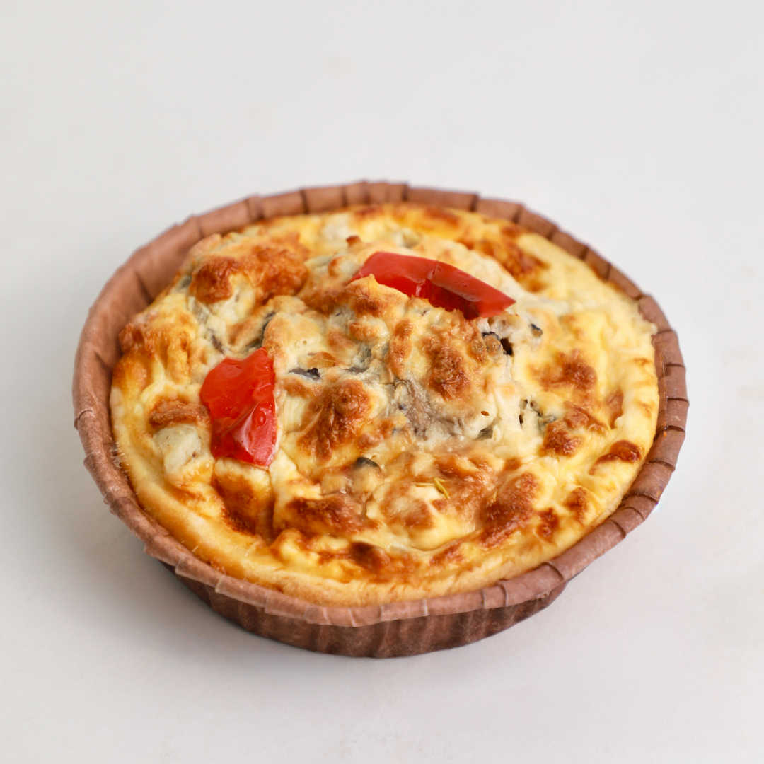 Киш с курицей и грибами